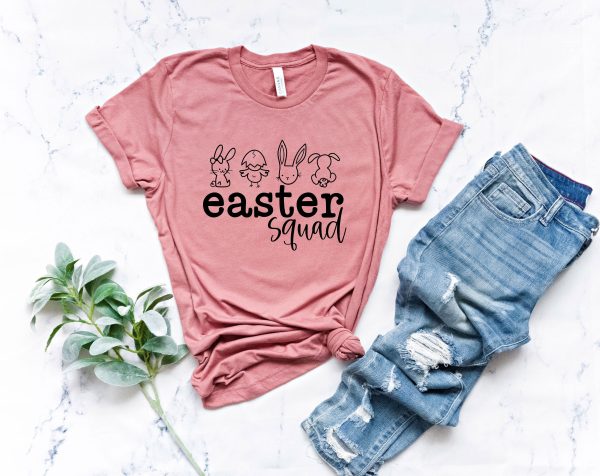 FunnyEaster Squad Shirt Happy Easter Tee