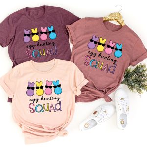 Egg Hunting Squad Easter Party Shirts 2022 For Kids Adults