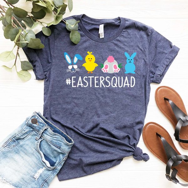 Easter Squad Cute Shirt Matching Family Outfit