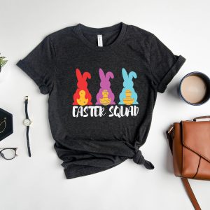 Cute Easter Squad Bunny Shirt Matching Family Outfit Gifts